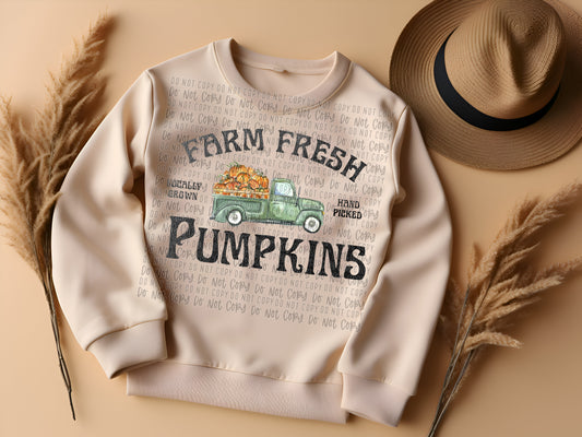 Farm Fresh Pumpkins PNG