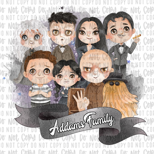 Addams Family Digital PNG