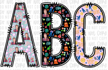 Inspired By Ms. Rachel PNG Alphabet and ClipArt